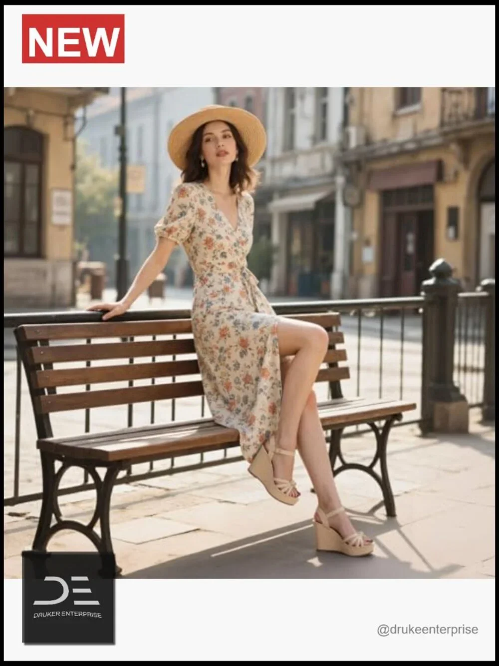 Espadrille Wedge Sandals for Women - Comfortable Open Toe Platform with Ankle